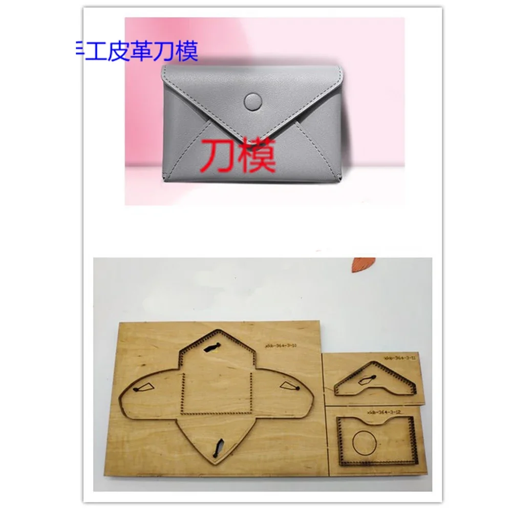 

New DIY Leather Craft Template Envelope Card Holder Small Wallet Die Cutter Cutting Knife Mould Hand Machine Punch Tool 115x75mm