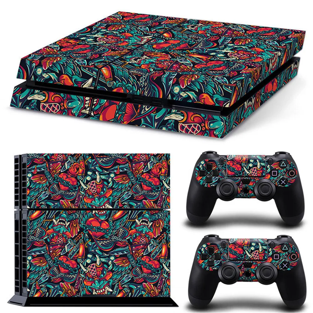 Math formule ontwerp controller vinyl skin sticker voor ps4 Decal Skin Cover voor PS4 Console + 2 stuks Controller Bescherming Skins