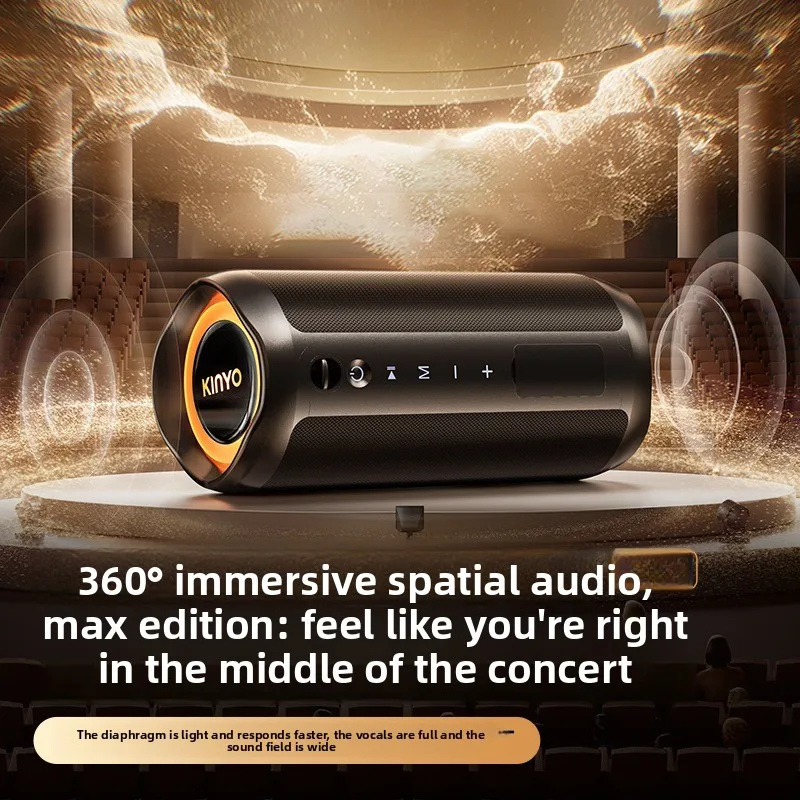 New H7 Bluetooth speaker, high volume, overweight subwoofer, high sound quality, wireless outdoor portable waterproof speaker