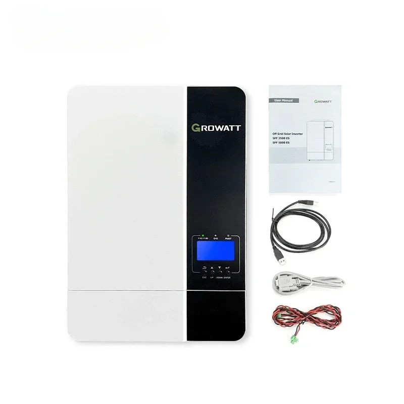 

-Growatt Hybrid Inverter For Off-Grid Hybrid Energy Storage System SPF5000es 48v 3.5kw 5kw Inverter Parallel