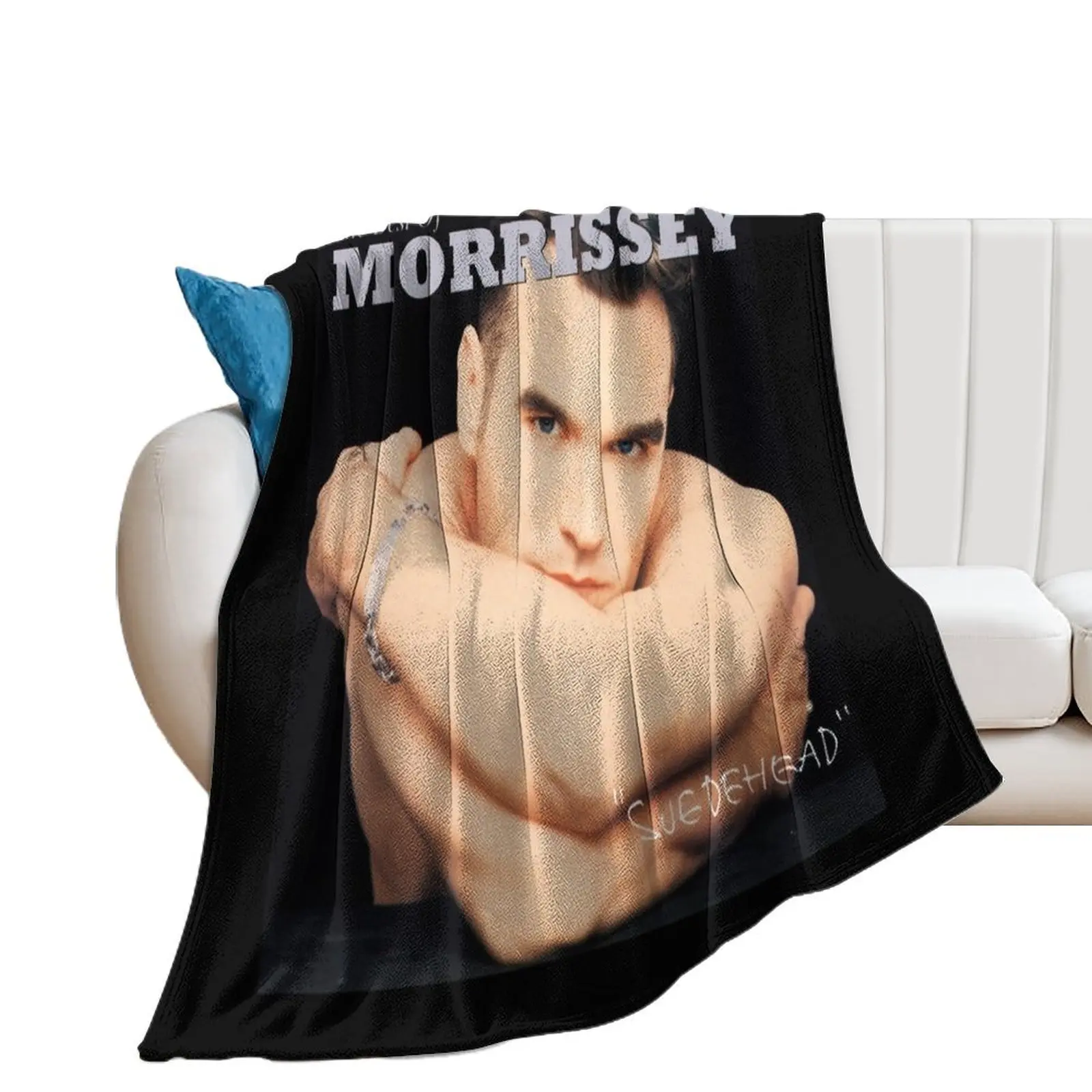 Morrissey suedehead the best of morrissey Throw Blanket Retros Flannels Comforter Flannel Blankets