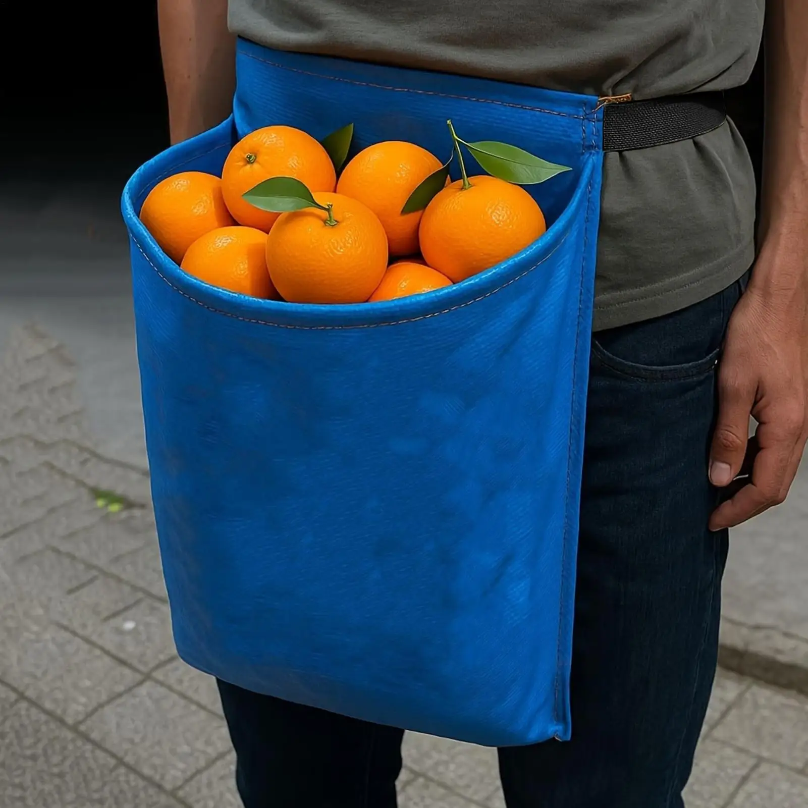 Garden Apron with Pocket Harves Apron Waterproof Fruit Vegetable Picking Apron Agricultural Waist Bag Harvesting  Garden Tool