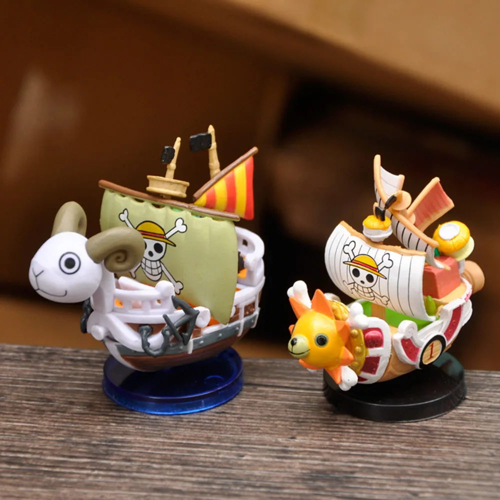 One Piece Thousand Sunny Going Merry Boat Action Figure Collection Hot Pirate Ship Model Pvc Toy Christma Boys Girls Xmas Gift