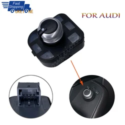 For Audi A3 A4 S4 S6 A6 Q7 R8 2001-2012 Chrome Side Mirror Control Knob Electric Switch Adjust Button 4F0959565 Car Accessories