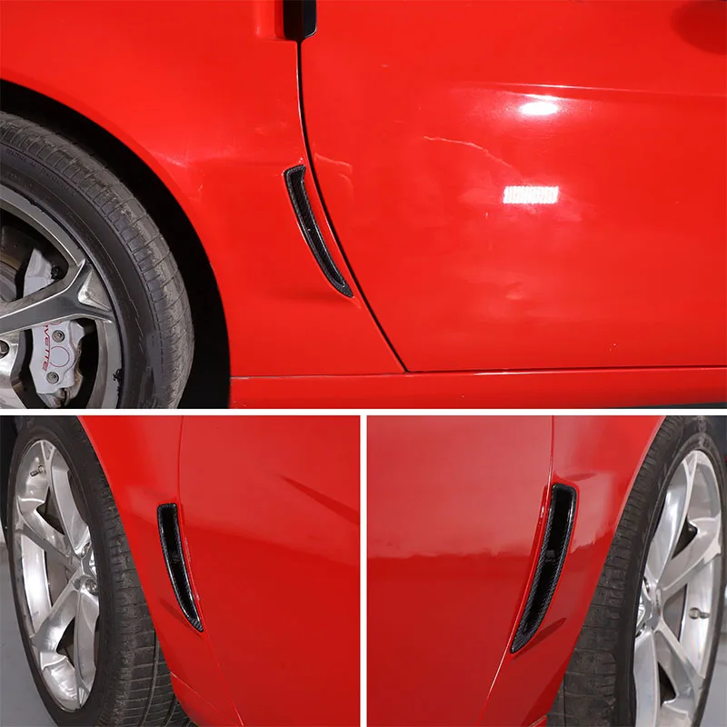 Reale In Fibra di Carbonio Copertura Del Motore Auto di Aspirazione Dell'aria Telaio Trim Accessori Auto Per Chevrolet Corvette C6 2005-2013