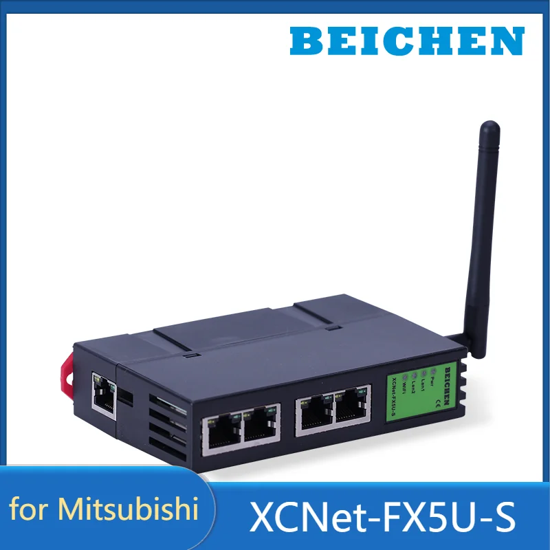 XCNet-FX5U-S for Mitsubishi FX5U Ethernet To SLMP MODBUS TCP Wireless WiFi Data Acquisition Module