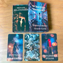 56pcs 12*7cm Hidden Truths And Subliminal Future Messages Beautiful High Quality Oracle Cards Tarot  Divination Runes