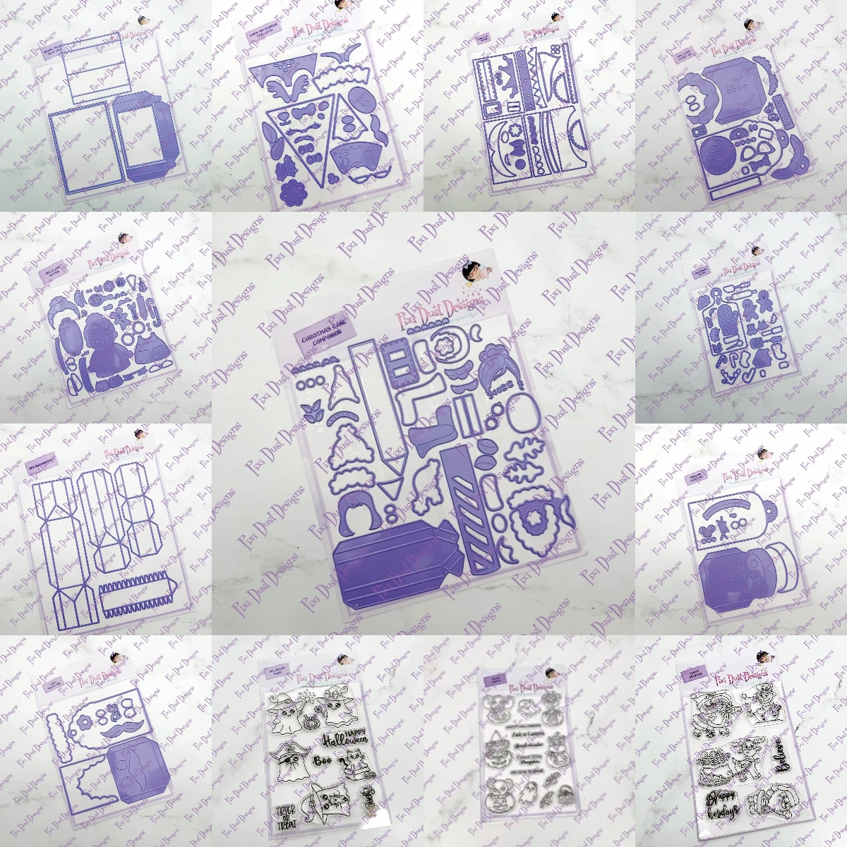 Happy Holidays Stempel Metall-Stanzformen Scrapbook Tagebuch Dekoration Schablone Prägevorlage DIY Grußkarte Handgemacht 2026