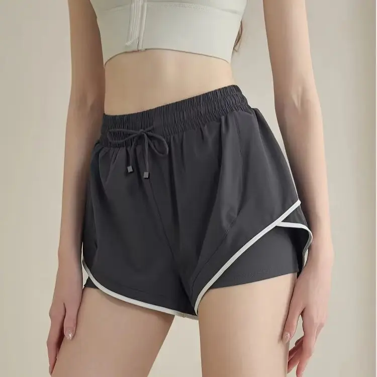 

Loose-Fit Slimming Women's Shorts: Modest, Quick-Dry Running, Marathon, Yoga, Shorts Summer Breathable P