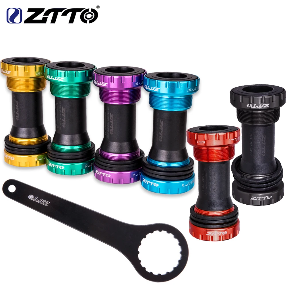 ZTTO BSA Bearing Bottom Bracket Screw Type 68/73 mm Bicycle Axis MTB Road Bike Aluminum Alloy Waterproof Crank Set Axis Parts