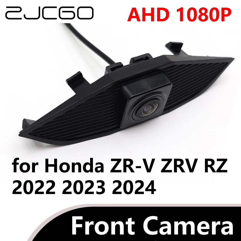 ZJCGO AHD 1080P CVBS 480P 170° Car Parking LOGO Front View Camera waterproof for Honda ZR-V ZRV RZ 2022 2023 2024