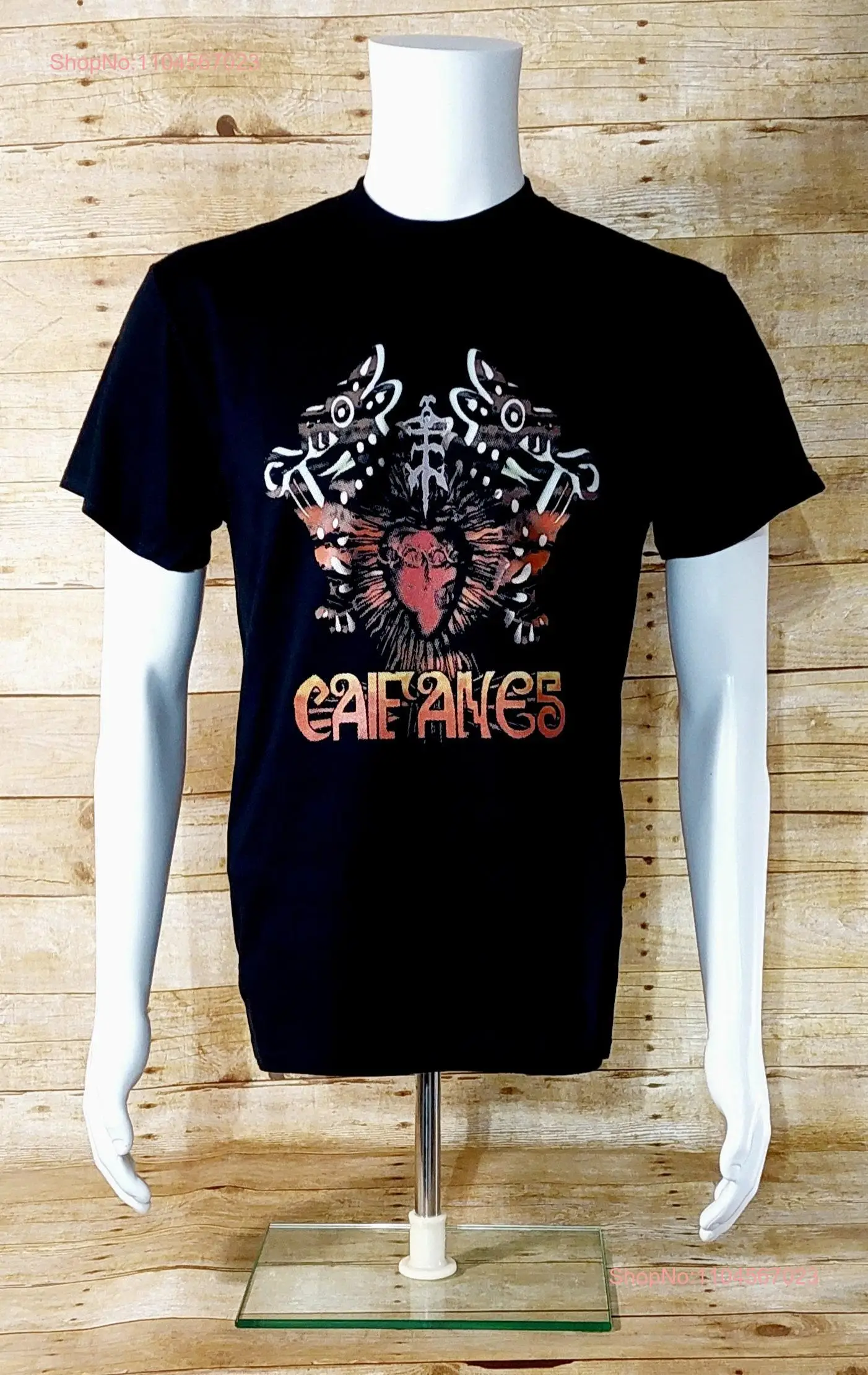 

Caifanes Rock Mexicano Band Black T shirt For Men DTP long or short sleeves