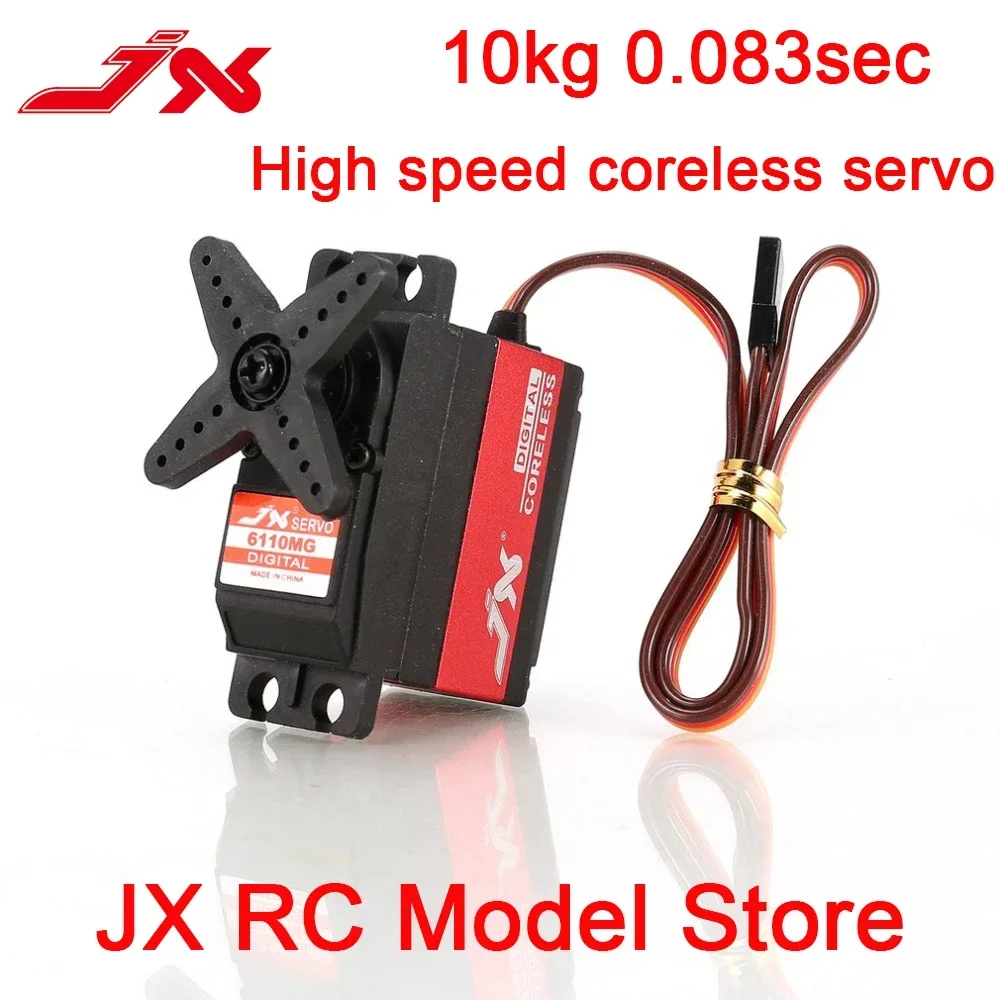 

JX RC Servo PDI-6110MG 10KG 0.083sec Digital Metal Gear Coreless Standard Servo for RC 1/8,1/10 RC Car Boat Robot Airplane Parts