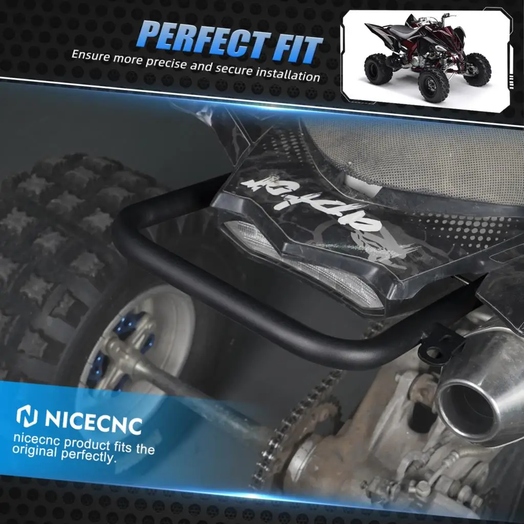 For Yamaha Raptor 700R 2011-2023 SE 14-23 Quad Grab Bar Brackets Rear Bumper Raptor 700 2006-2023 Strength Durability ATV Parts - view 5