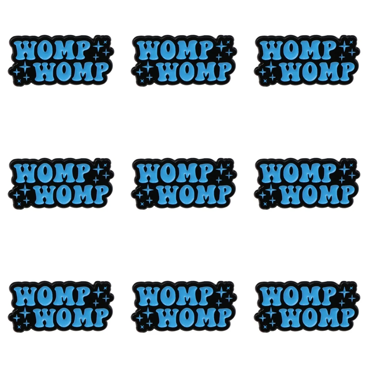 9 Stück Womp Womp Emaille Pin Lustige sarkastische Zitate Brosche Set Damen Broschen Mode Revers Abzeichen Schmuck Freunde Geschenk