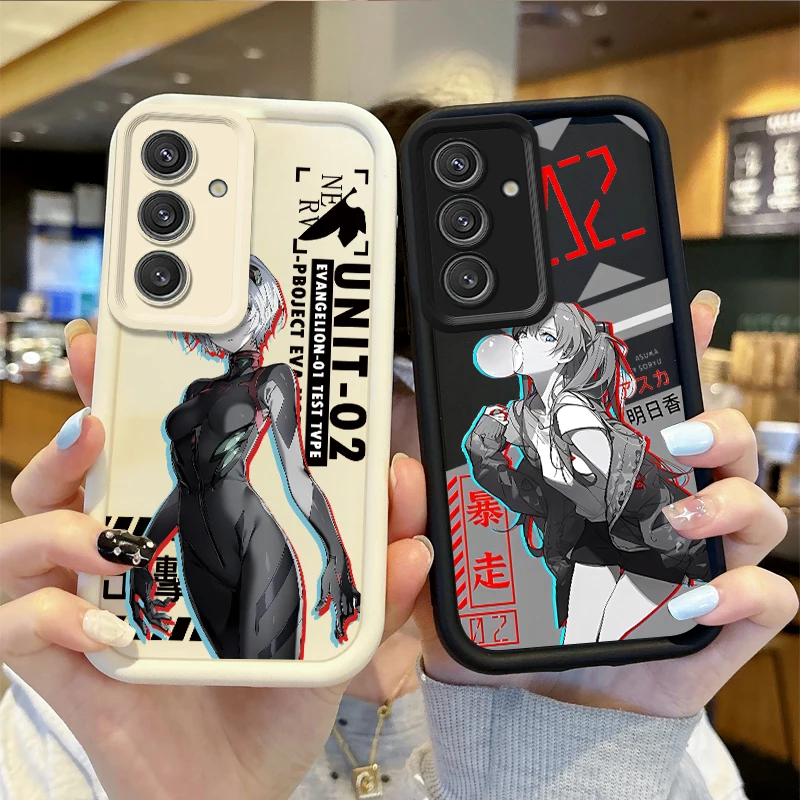 N-Neon G-Genesis E-Evangelion TPU Phone Case for Samsung Galaxy A35 A34 A33 A32 5G A31 A30 A24 A23 A22 A16 A12 A06 A03 M55 Cover