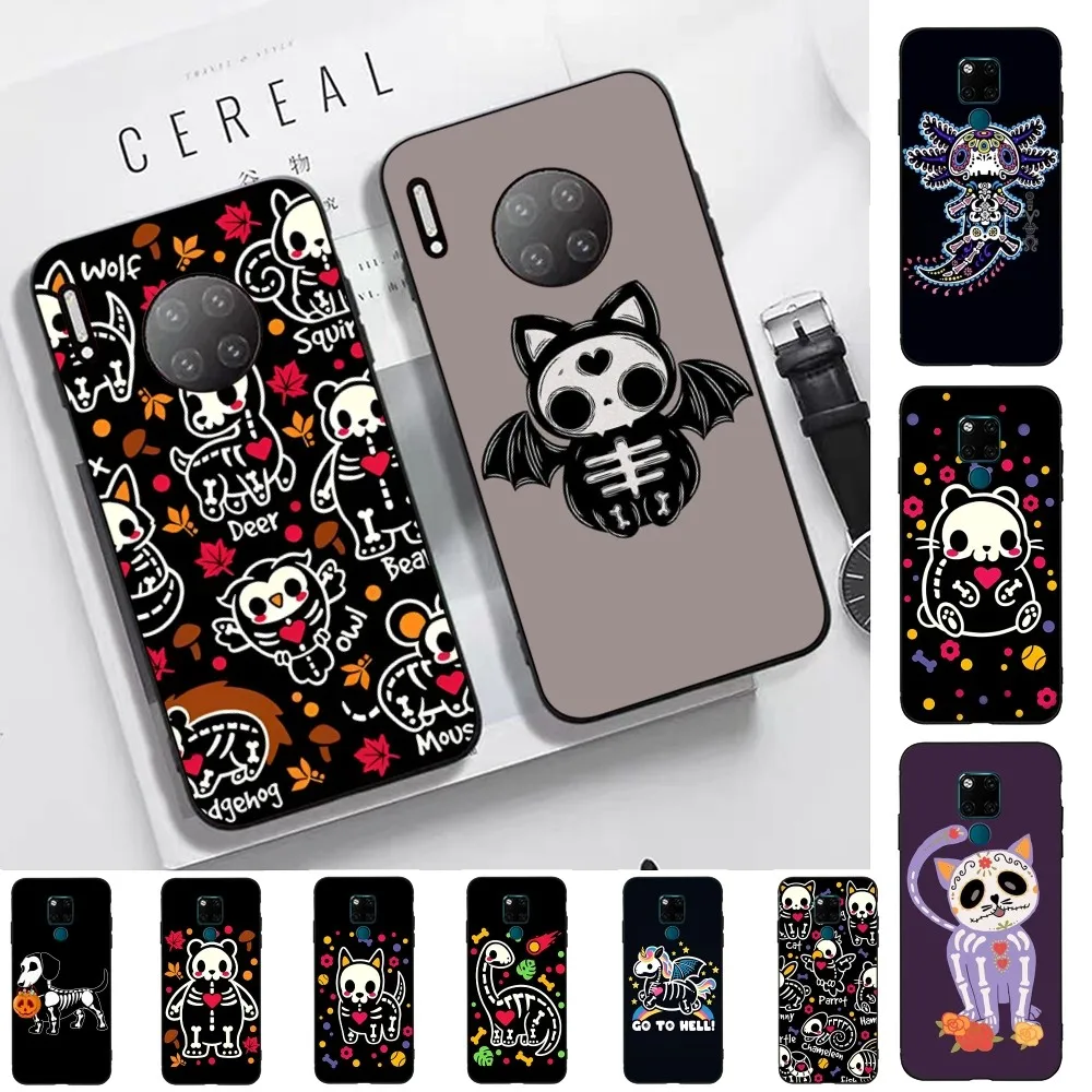 Animal Skeletons Phone Case For Huawei Mate 10 20 30 40 50 lite pro Nova 3 3i 5 6 SE 7 pro 7SE