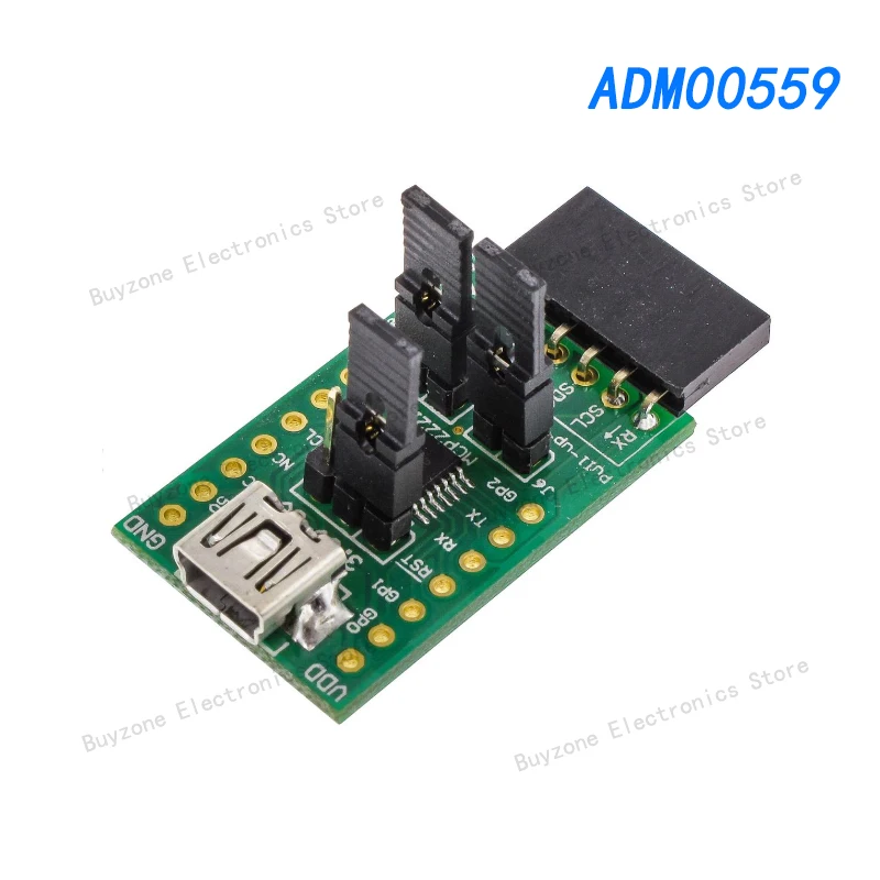 

ADM00559 MCP2221 USB 2.0 to UART Interface Evaluation Board