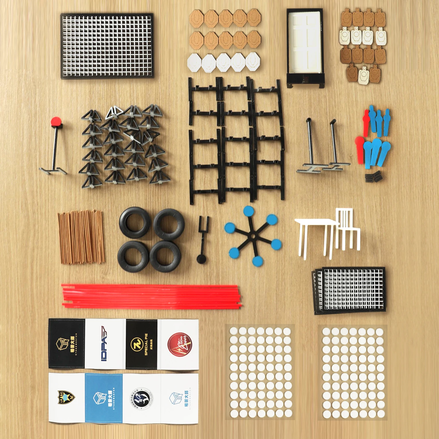 SPECIALPIE IPSC Shooting Stage 3D Simulation Kit for IDPA and USPAS shooting competition Stage design 3d models