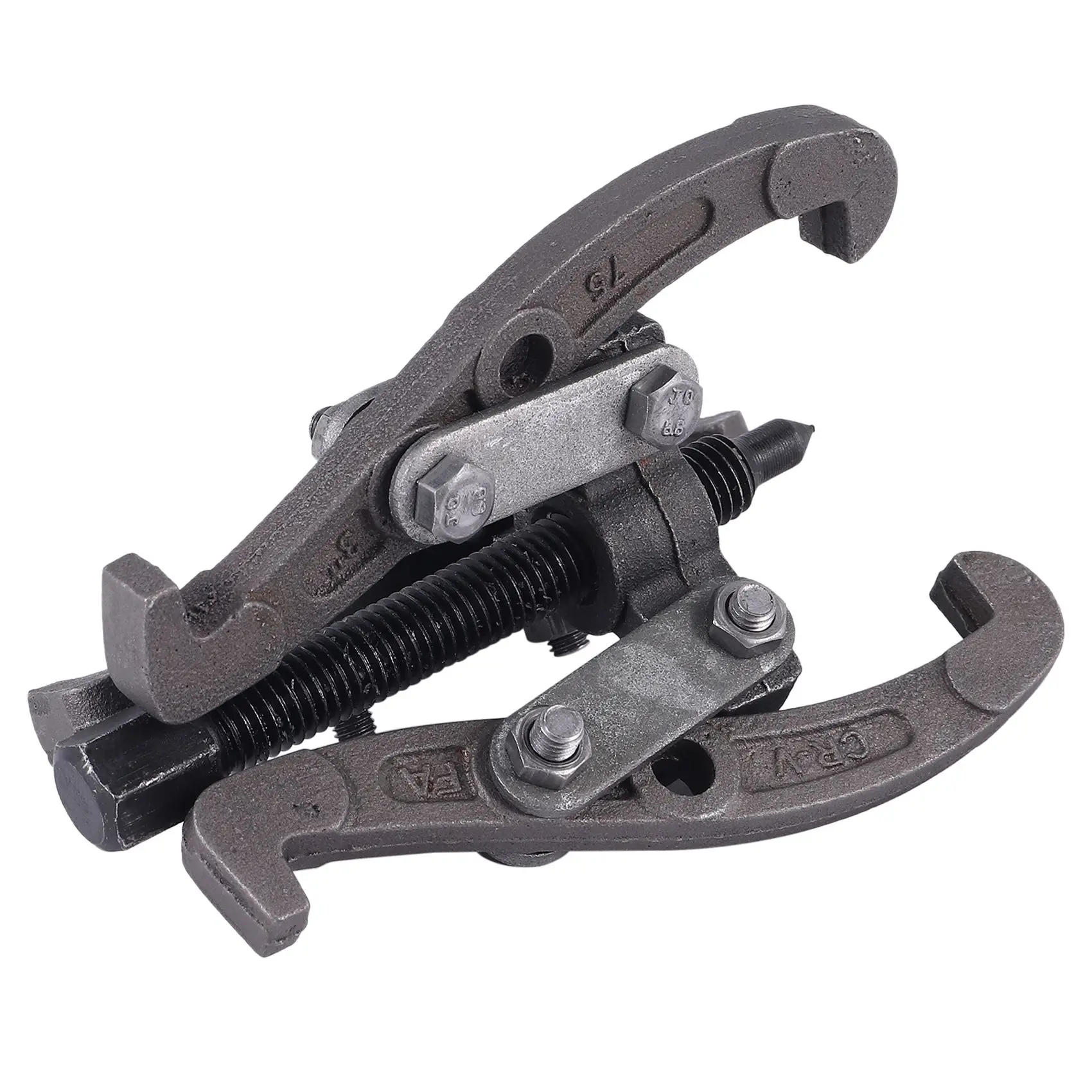 3-Inch 75 mm Gear Bearing Puller Tool Hub Multi-Function Puller Kit 3-Jaw Reversible Flywheel Pulley Removal