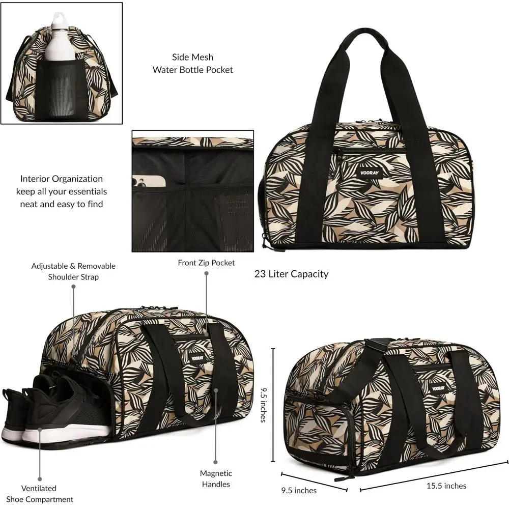 

Сумка для спортзала и путешествий двойного назначения с отделением для обуви для мужчин и женщин