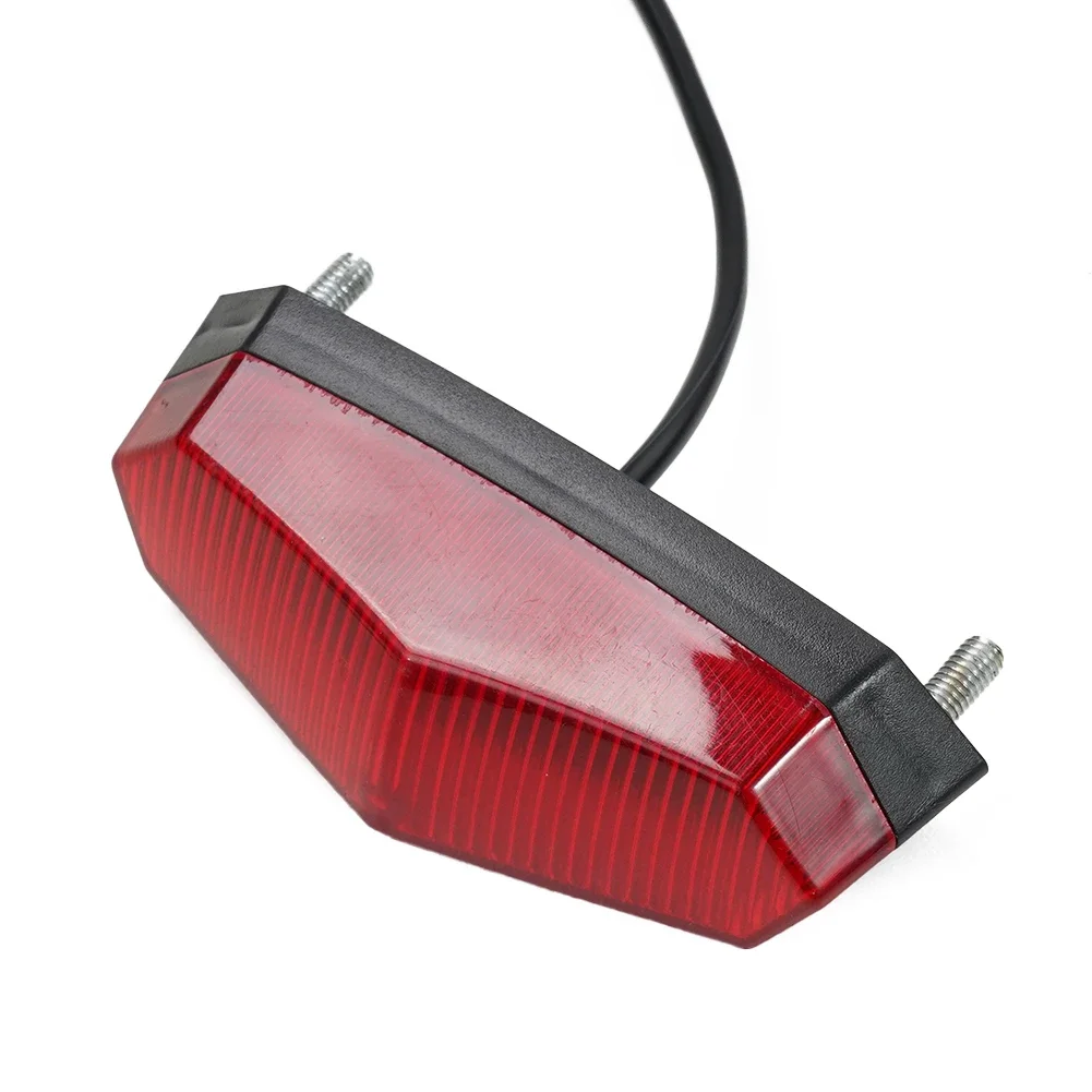 24-60V E-Bike Rear Light Highlight Tail Light LED Safety Warning Rear Lamp Scooter Ebike Taillights Electric Bike Parts