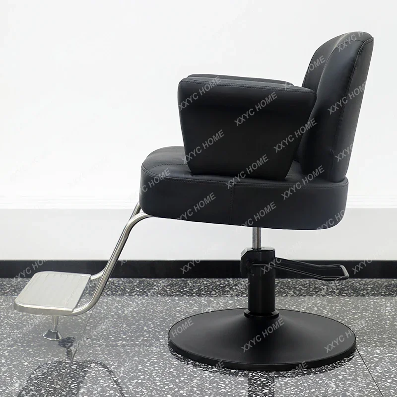 Barber Shop Chair for Hair Salon High-End Hairdressing Fashion Hot Dyeing Chair Adjustable Hair Cutting Stool Trend