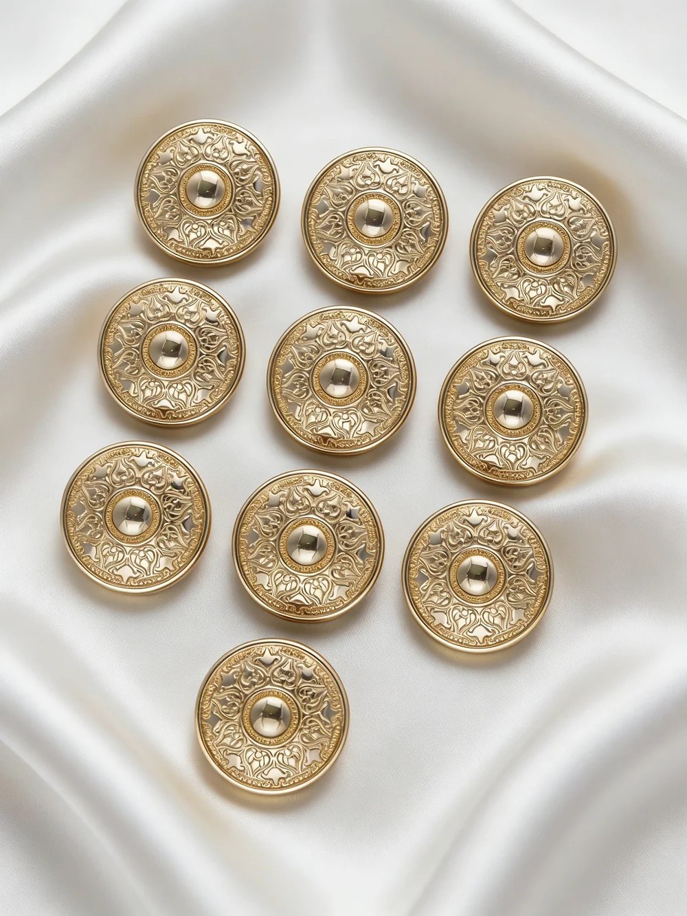 10 Stück/15/18/20/23/28mm Retro Runde Relief-Totem-Metallknöpfe für Kleidung, Jacken, Hemden - Modische Nähknöpfe – Detail 9