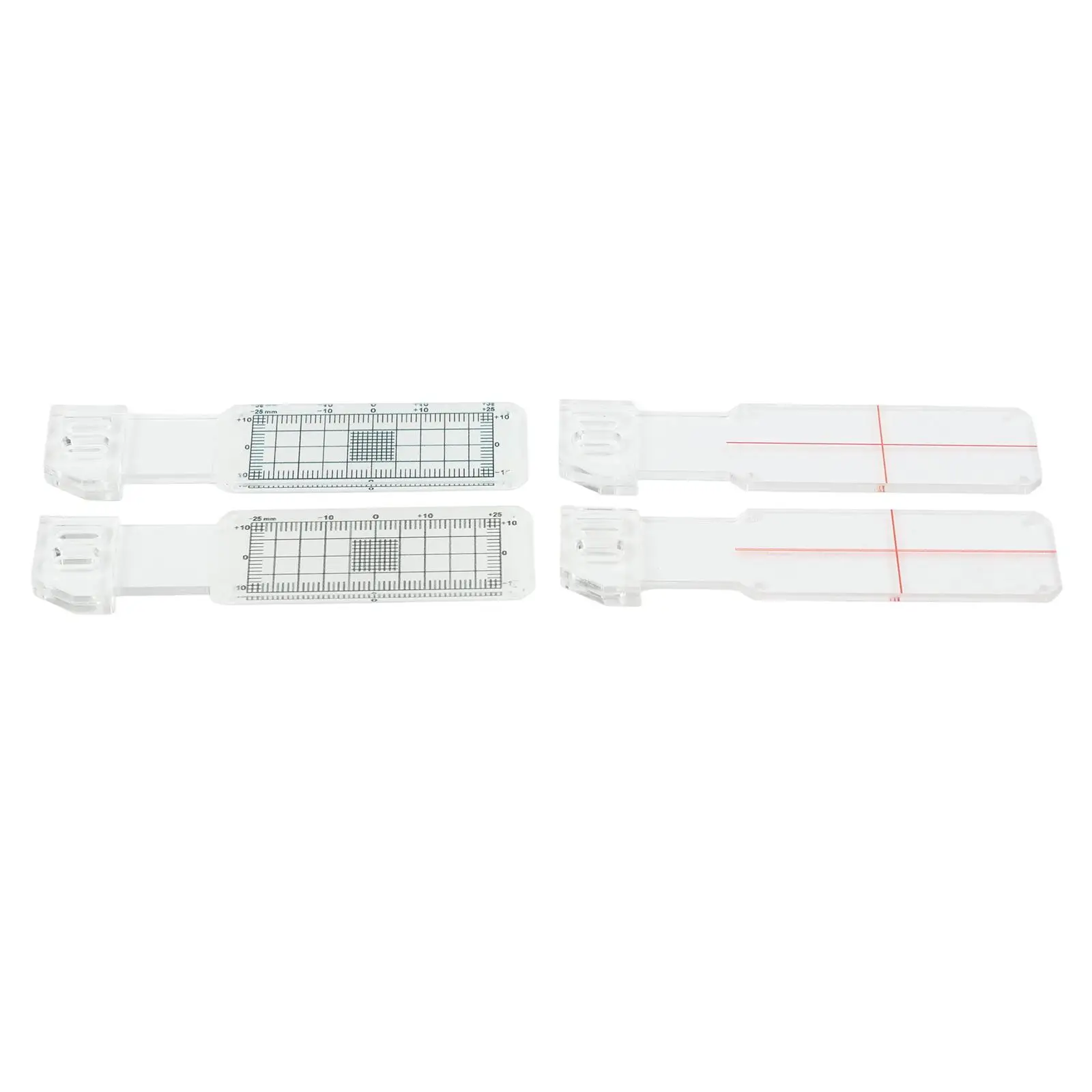 2 Set Plus TellTale Corner Crack Monitors with Screw Fixing System and Crack Record Sheet for Monitoring Wall Crack Changes