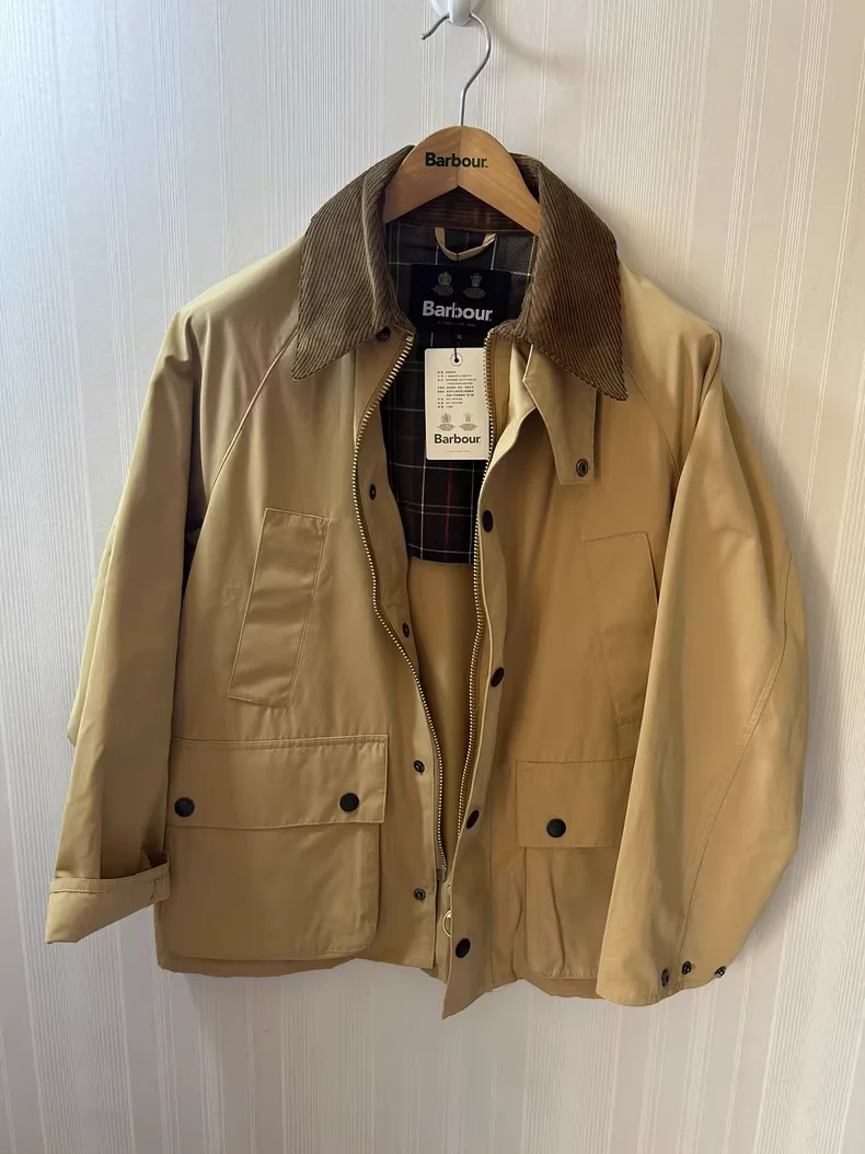 B@r OS Bedale Chaqueta sin cera Caqui