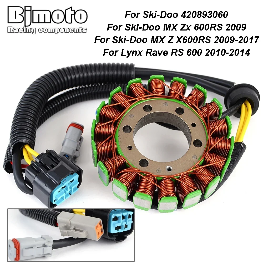 

For Lynx Rave RS 600 RS600 Motorcycle Stator Coil For Ski-Doo MX Zx 600RS 2009 MX Z X600RS 2009-2017 420893060 Snowmobile