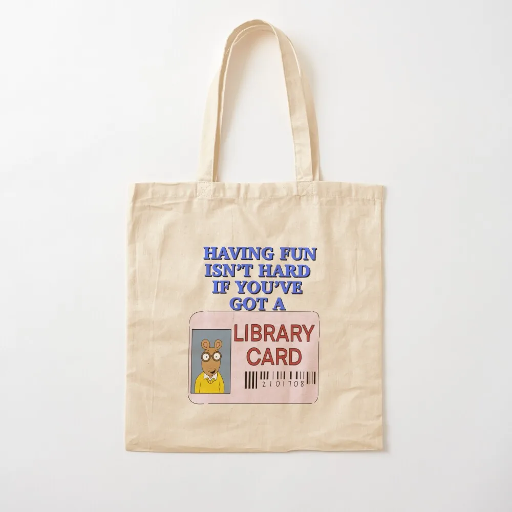 Library Card Tote Bag university shopper bag Customizable tote bag great Shopper