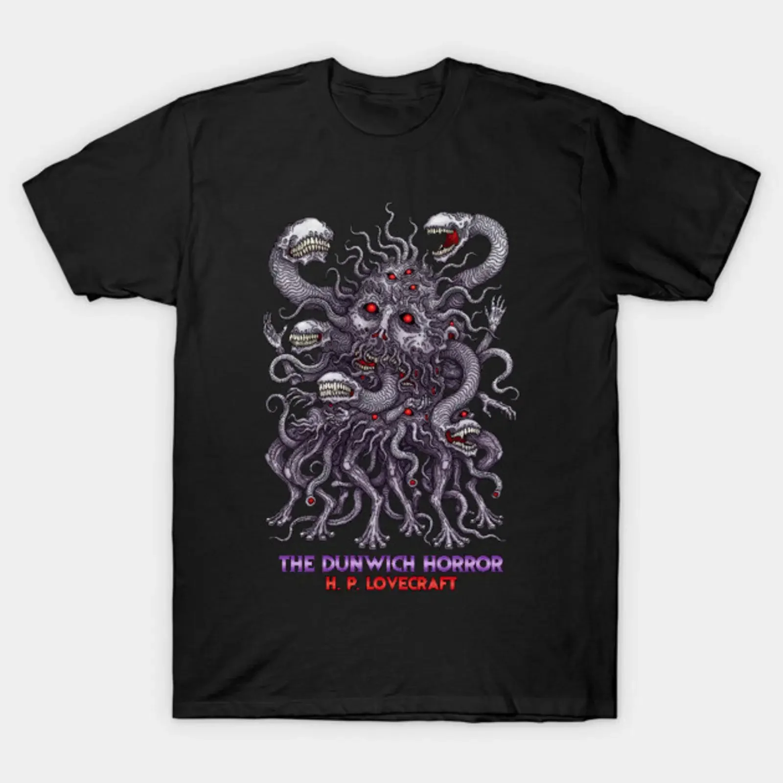 Camiseta The Dunwich Horror Azhmodai 2021, vintage, lavada, transpirable, unisex, ligeramente versátil, informal, suave