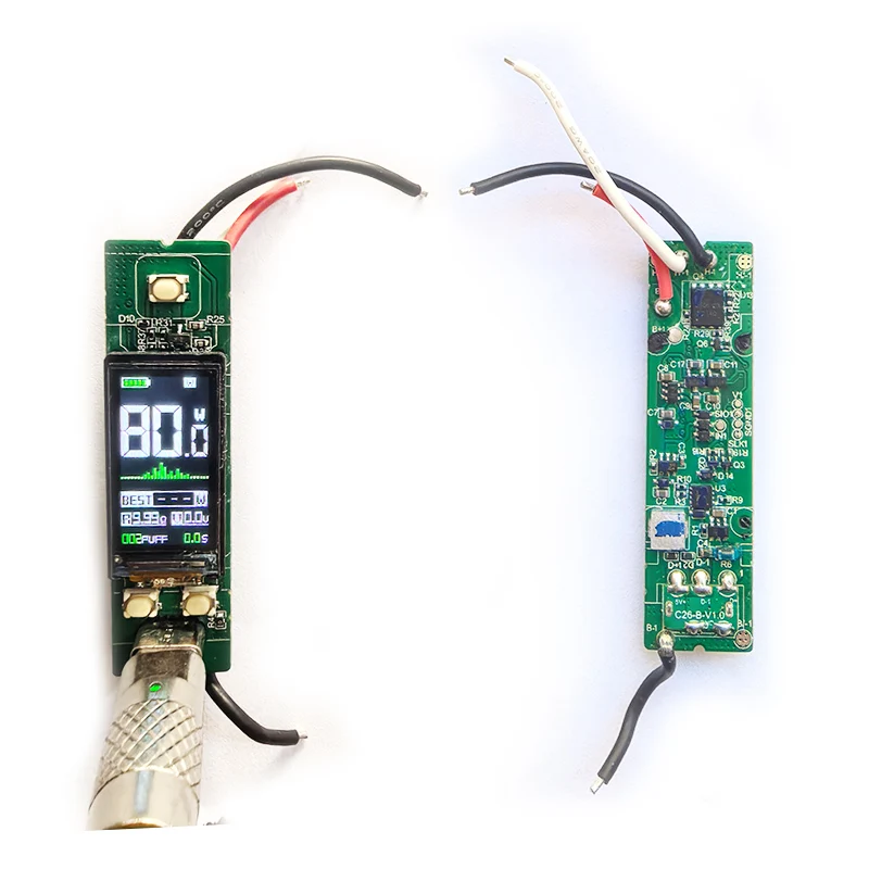 80W control board for type c Charger 3.7v Lithium Battery Controller Switch heating Board diy hand vape accessory