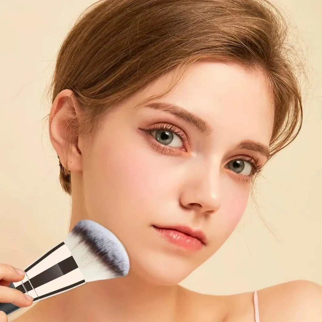 5PCS Dual-Ended Foundation Blush Brush Soft Bristles Professional Cosmetic Loose Powder Concealer Blush Brush Makeup Tools NEW