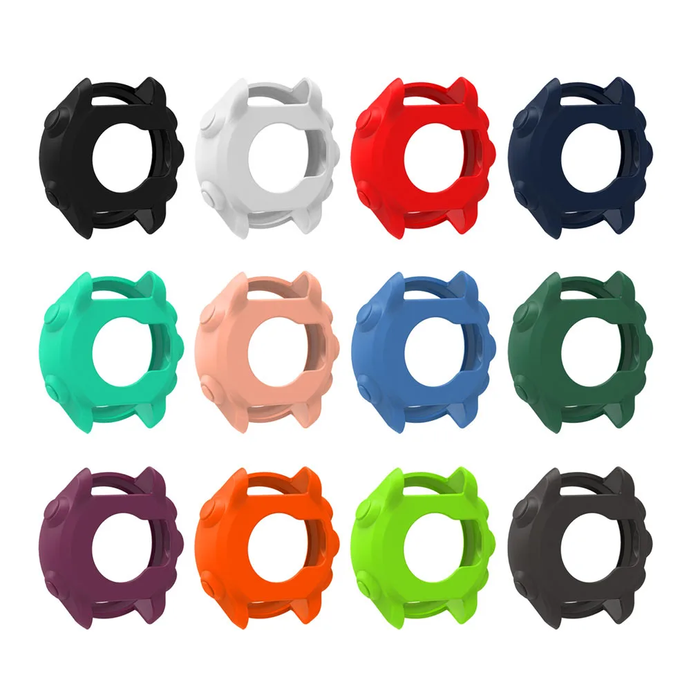 ซิลิโคนป้องกันสําหรับ Garmin Forerunner 245 M/245 Smartwatch สายคล้อง Protector SHELL ป้องกันกรณีกรอบสร้อยข้อมือ