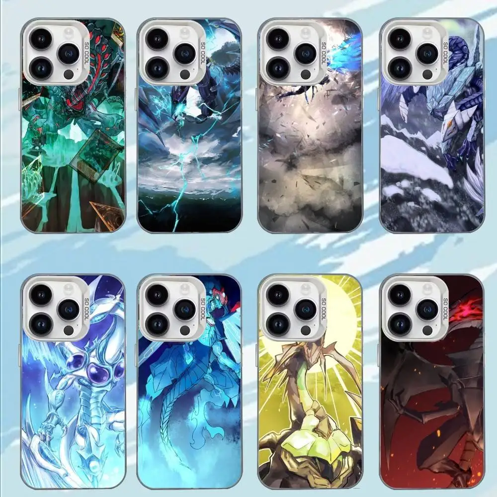 ゲーム 遊戯王 マスターデュエル iPhone 17、16、15、14、13、12、11、ミニ、プロ、E、MAX用スマホケース ホワイト マット 耐衝撃カバー