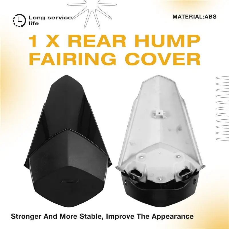 A22E-Motorcycle Rear Hump Fairing Cover Passenger Seat Cowl For Yamaha YZF1000 R1 2015-2019 view 5