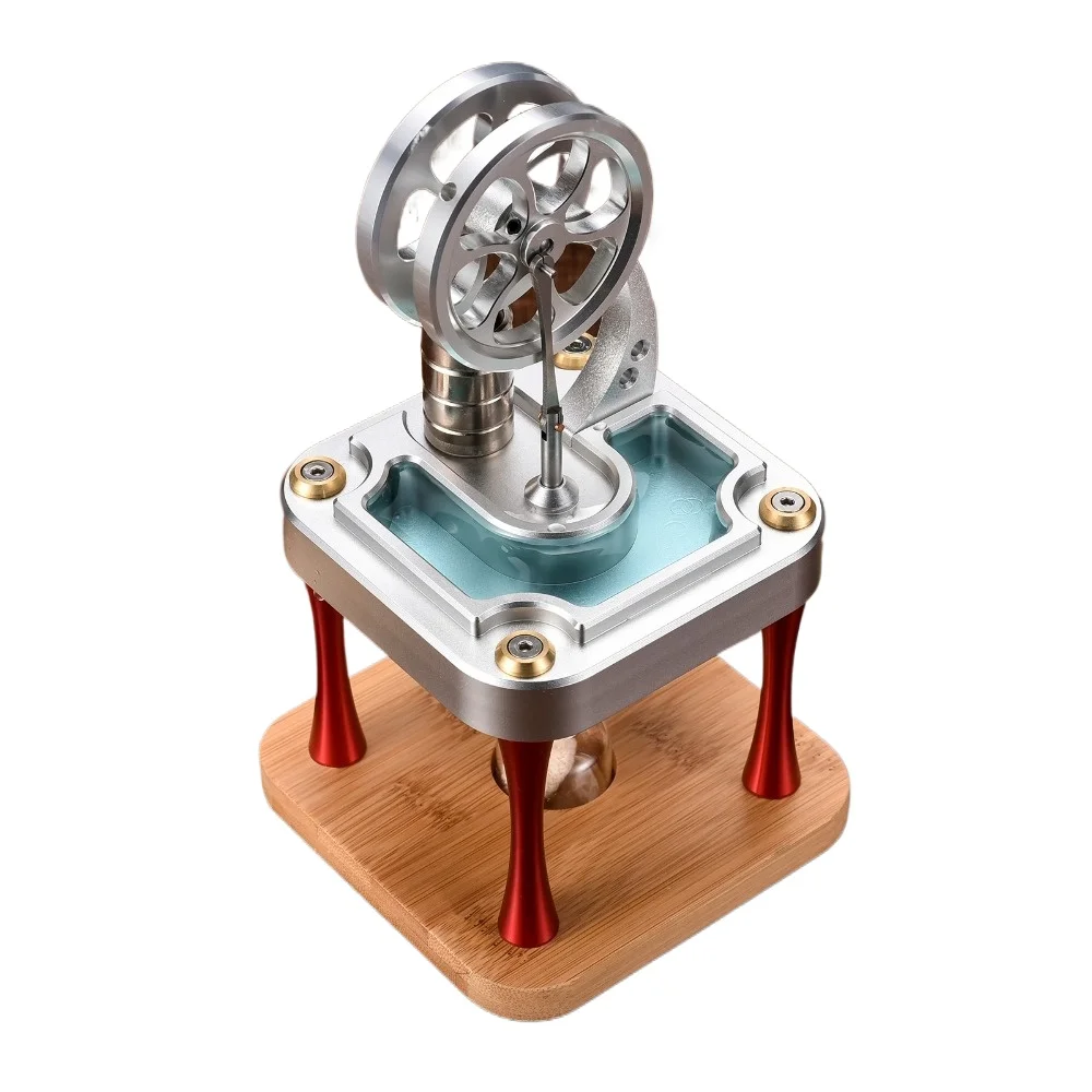 Stirling Engine Low Temperature Metal Power Cylinder Can Start High and Low Temperature Stirling Engine Model Toy Gift