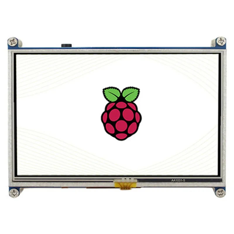 

5inch Resistive Touch Screen LCD, 800×480, HDMI Display Interface, Low Power Consumption for Raspberry Pi