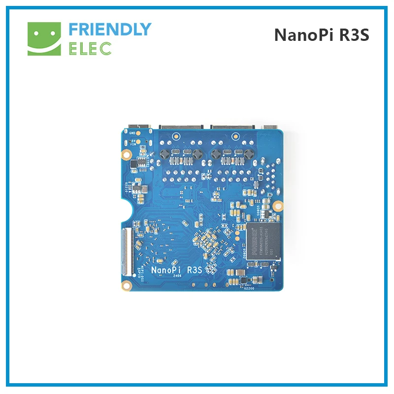 Imagem -03 - Rockchip Rk3566 2gb Ram 0gb 32gb Emmc Porta Ethernet Dual Gbps Nanopi-r3s