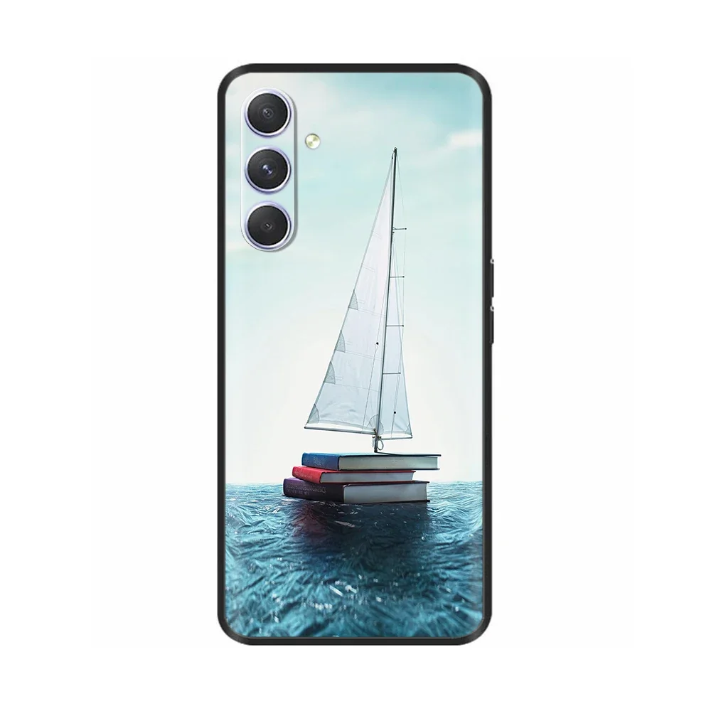 Dla Samsung Galaxy A55 5G Etui 6,6\'\' Miękki silikon TPU Etui na telefon dla Samsung A55 Fundas A55 Bumper Shockproof Capa