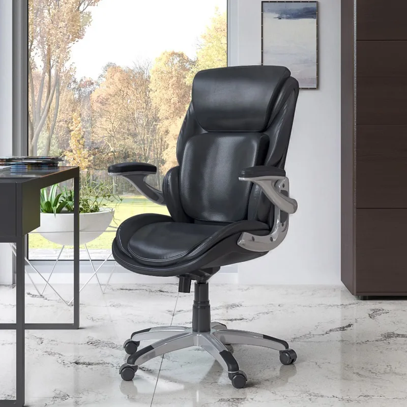 3-D ACTIVE BACK MANAGER CHAIR，Removable，leather，Rotatable 	 32.00 x 30.00 x 42.25