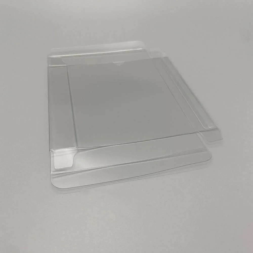Transparente Clear PET Cover para Game Console, caixa de exibição, Collect Case, versão EU, armazenamento, 10pcs