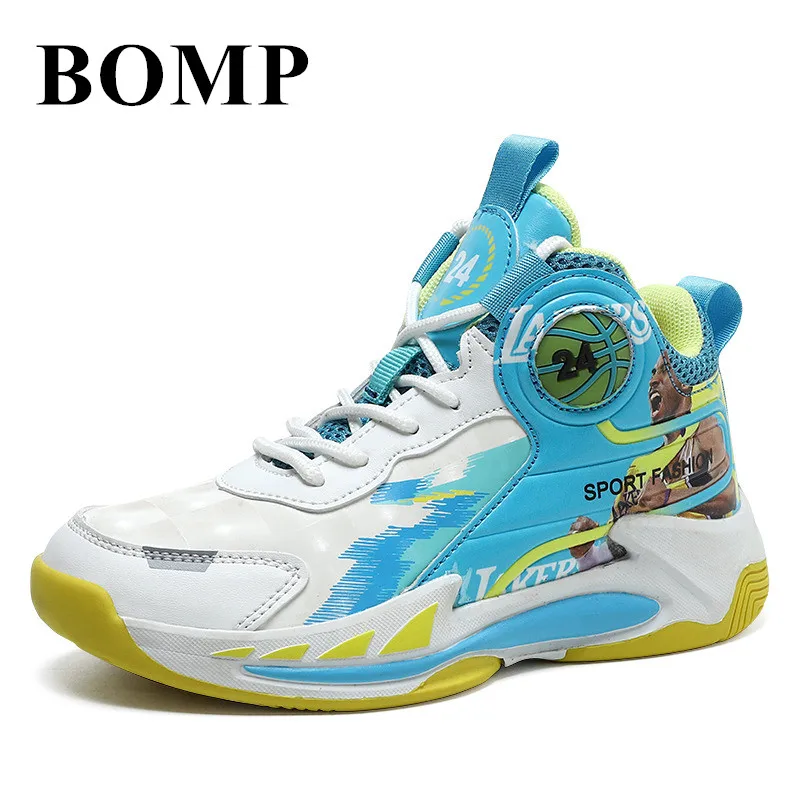 

Hot Sale Children's Sneakers Lightweight Non-Slip Basketball Shoes Boy Trend Comfort Sports Shoes For Boys zapatillas de deporte