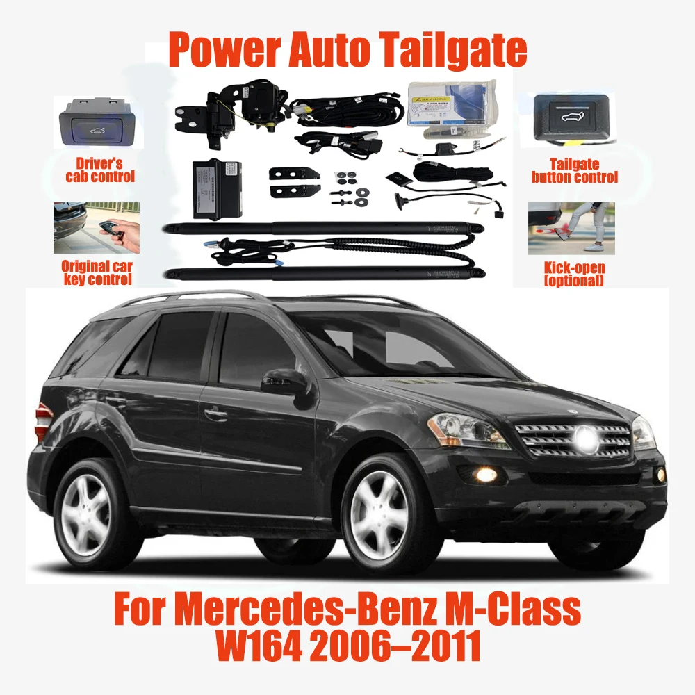 For Mercedes-Benz M-Class/ML 63 AMG/ML 320/ML 350 W164 Electric tailgate automatic suction locks suitable Trunk modification