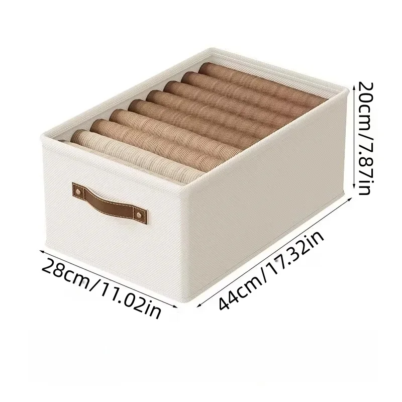 1pc Oxford Clothing and Toy Storage Box Basket Clothes Storage Uncovered Bottom Sweater Sock Bedroom Storage Cabinet