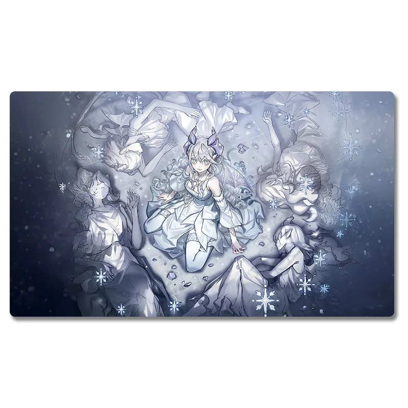 Tappetino da gioco Yugioh Lady Labrynth del castello d'argento Yu-Gi-Oh! TCG OCG Trading Card Games Mat Duel Plate Tappetino per carte in gomma Tappetino per mouse