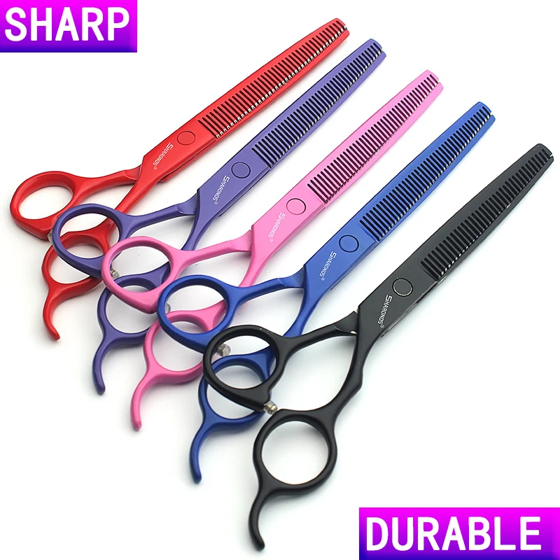 

Hairdressing scissors for hairdressers, specialized in thinning hair, cutting gallery, flat cutting, traceless tooth cutting set