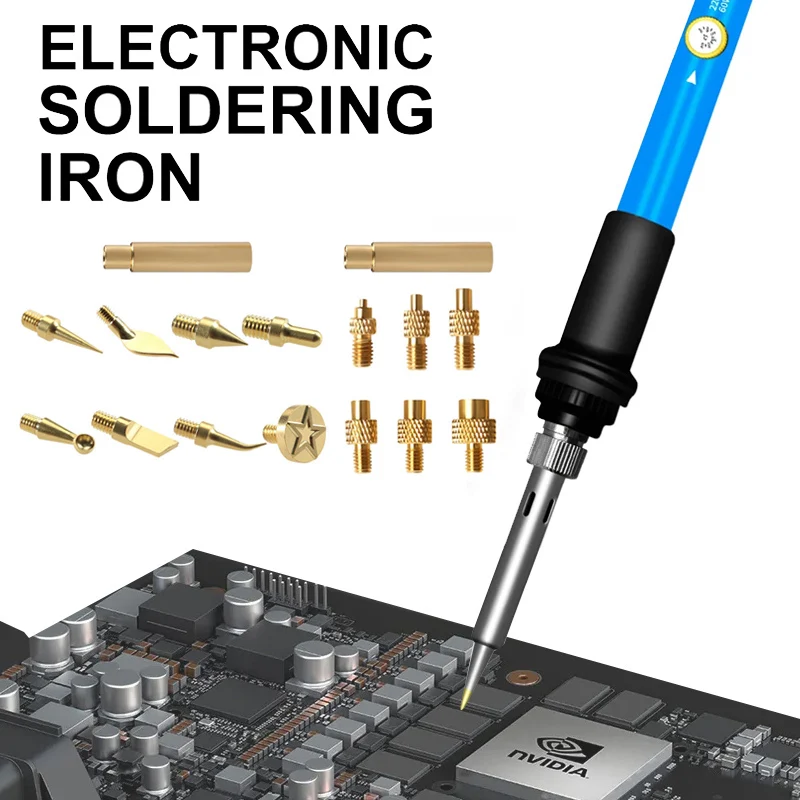 

3D printer accessories hot Insert melt nut Tips head brass implantation Heat Insertion Tool With 936 soldering iron